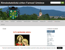 Tablet Screenshot of farnosturmince.sk